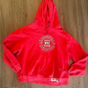 Aeropostale Varsity Red Pullover y2k